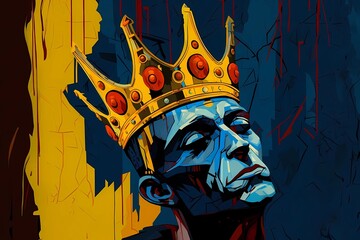 Obraz premium king, money and power, majestic monarch