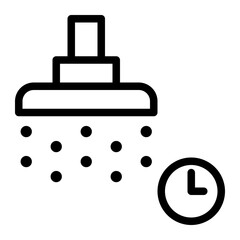 shower head line icon