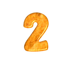 Number Two Cookie Texture