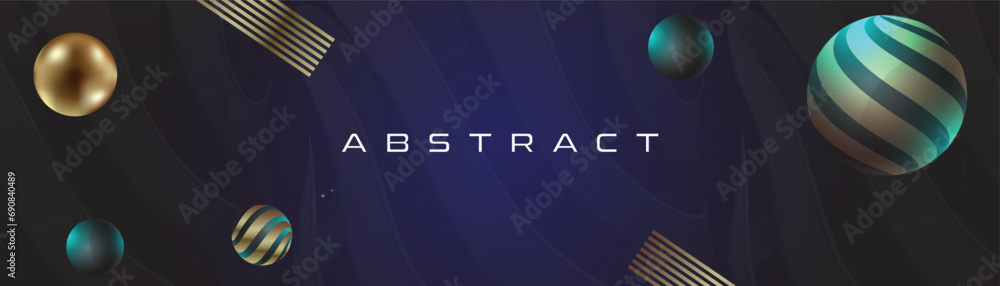 Aufkleber modern background design with abstract 3d shape.