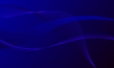 blue business lines wave curves soft gradient abstract background