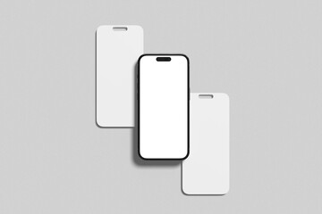 Phone Screen Blank Mockup