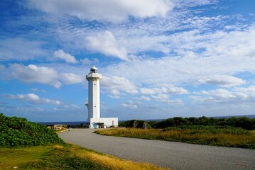 Landscape of East Cape Lighthouse, Miyako Island - Okinawa