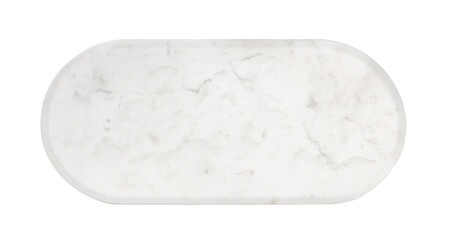 Marble slab table top with gray and white modern chic style