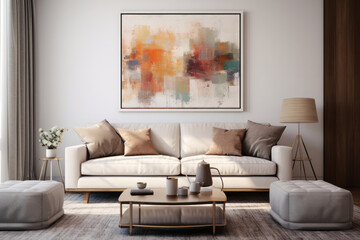 Mid-Century Modern Living Room - Artistic Vibes
