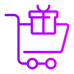 cart gradient icon