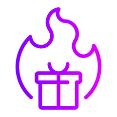 gift gradient icon