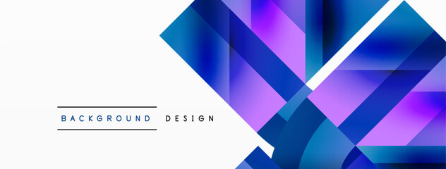 Fototapeta premium Glossy circle, square, triangle shapes minimalist geometric backdrop. Sleek, contemporary design with a touch of sophistication for digital designs, presentations, website banners, social media posts