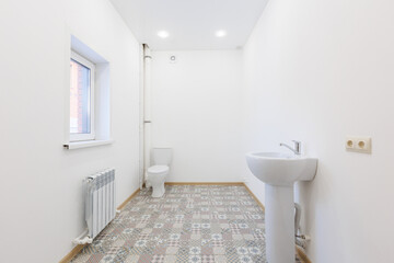 unfurnished house or apartment in bright colors