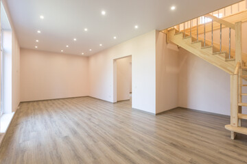 unfurnished house or apartment in bright colors