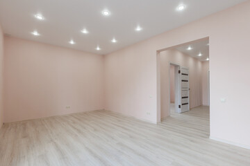 unfurnished house or apartment in bright colors