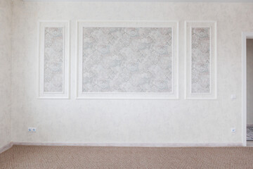 Fototapeta premium unfurnished house or apartment in bright colors