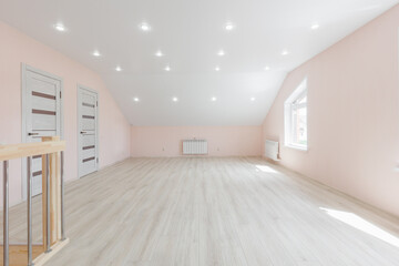 unfurnished house or apartment in bright colors