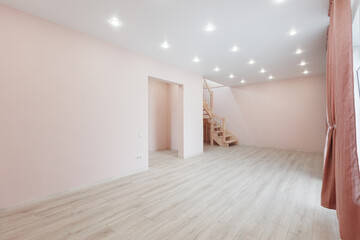 unfurnished house or apartment in bright colors