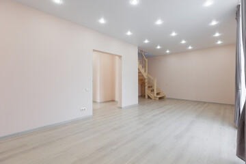 unfurnished house or apartment in bright colors