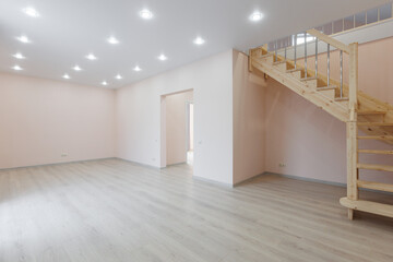 unfurnished house or apartment in bright colors