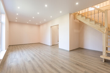 unfurnished house or apartment in bright colors