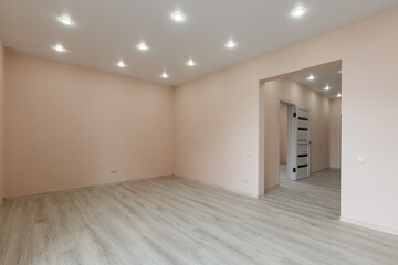 unfurnished house or apartment in bright colors