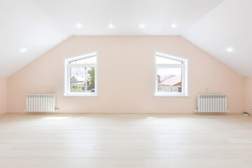 unfurnished house or apartment in bright colors