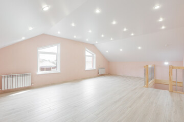 unfurnished house or apartment in bright colors