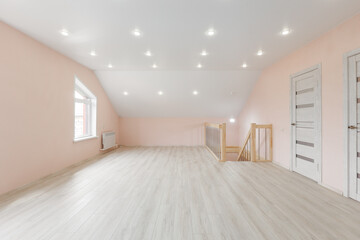 unfurnished house or apartment in bright colors