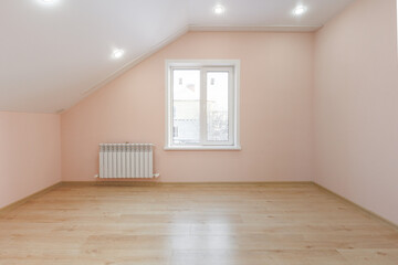 unfurnished house or apartment in bright colors