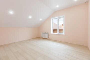 unfurnished house or apartment in bright colors