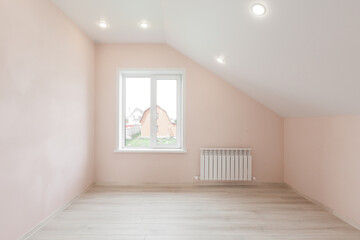 unfurnished house or apartment in bright colors