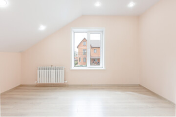 unfurnished house or apartment in bright colors