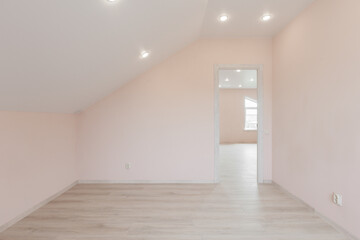 unfurnished house or apartment in bright colors