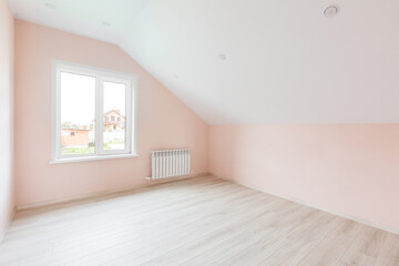 unfurnished house or apartment in bright colors