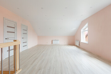 unfurnished house or apartment in bright colors