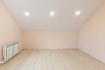 unfurnished house or apartment in bright colors