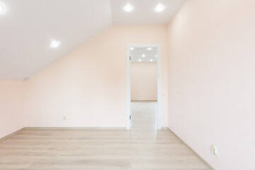 unfurnished house or apartment in bright colors