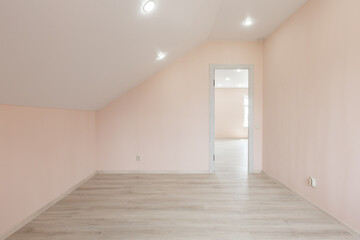 unfurnished house or apartment in bright colors