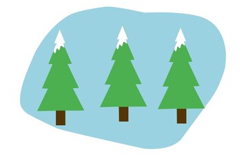 christmas tree illustration