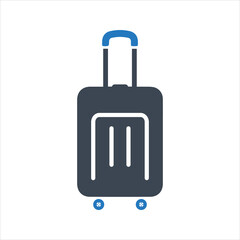 Fototapeta premium Travel suitcase icon. Baggage, luggage icon