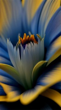 Beautiful Blue Flower Background 