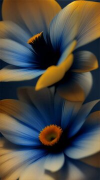 Beautiful Blue Flower Background 