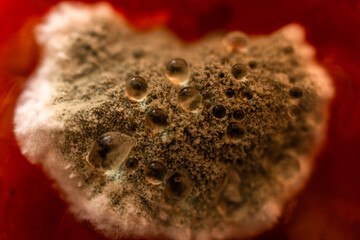 Close-up of food mold 