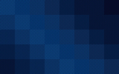 Abstract  Vector checkered plaid textured background, blue monochrome color. For template business  wallpaper banner card - obrazy, fototapety, plakaty