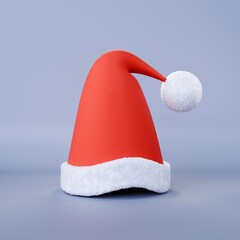 santa claus hat , 3d render