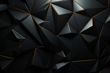 Background wall Black color in geometric and black hawk, random, pattern.  For background design projects.
