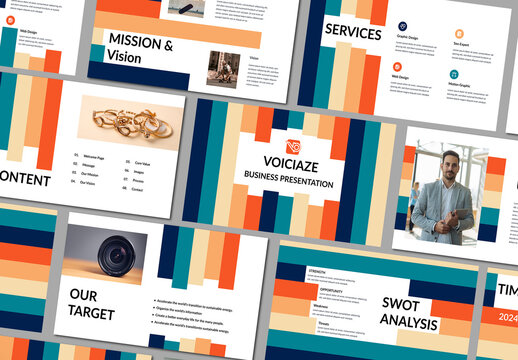 Colorful and Simple Business Presentation