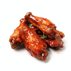 barbeceu chicken wings real photo photorealistic