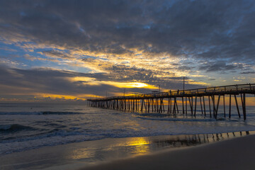 Fototapeta premium Sunrise at Virginia Beach