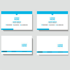 Creative modern and clean vector business card template design