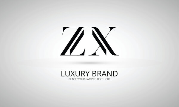 ZX Z zx initial logo | initial based abstract modern minimal creative logo, vector template image. luxury logotype logo, real estate homie logo. typography logo. initials logo