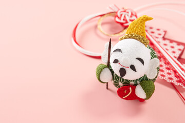 お正月　七福神恵比寿様イメージ