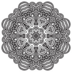Mandala vector design elements or round ornament decoration